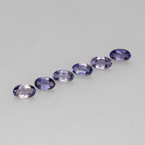 1.06 ct Blue Iolite Stone, Natural Iolite in Oval Facet Shape for Sale