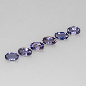 1.06 ct Blue Iolite Stone, Natural Iolite in Oval Facet Shape for Sale