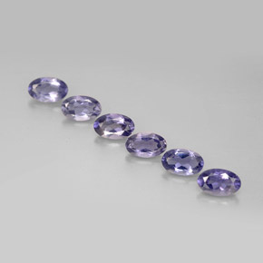 1.14 ct Blue Iolite Gemstone, Iolite Gem in Oval Facet Shape for Sale.
