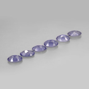 Iolite Gemstone in 5 x 3 mm (calibrated) Size for Sale, Iolite Stone in Violet Blue Color