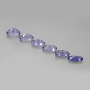 Iolite Gemstone in 5.1 x 3.1 mm Size for Sale, Iolite Stone in Violet Blue Color