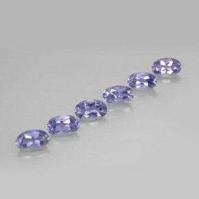 1.27 ct Blue Iolite Gemstone, Iolite Gem in Oval Facet Shape for Sale.