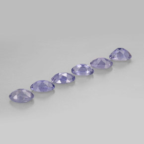 Iolite Gemstone in 5 x 3 mm (calibrated) Size for Sale, Iolite Stone in Violet Blue Color