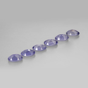 Iolite Gemstone in 5 x 3 mm (calibrated) Size for Sale, Iolite Stone in Violet Blue Color