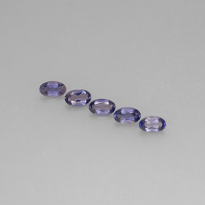 1.06 ct Blue Iolite Gemstone, Iolite Gem in Oval Facet Shape for Sale.