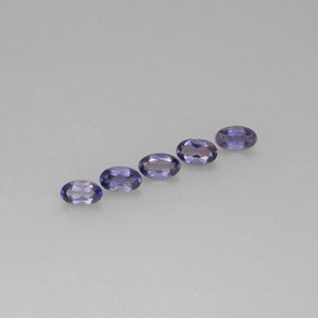 1.06 ct Blue Iolite Stone, Natural Iolite in Oval Facet Shape for Sale