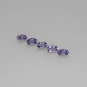 1.01 ct Blue Iolite Gemstone, Iolite Gem in Oval Facet Shape for Sale.