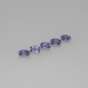 1.01 ct Blue Iolite Stone, Natural Iolite in Oval Facet Shape for Sale