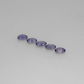 Iolite Gemstone in 4.8 x 3 mm Size for Sale, Iolite Stone in Violet Blue Color