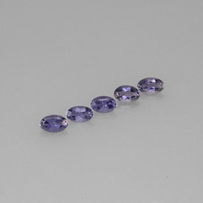 1.06 ct Blue Iolite Stone, Natural Iolite in Oval Facet Shape for Sale