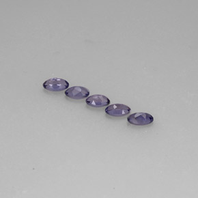 Iolite Gemstone in 5 x 3 mm (calibrated) Size for Sale, Iolite Stone in Violet Blue Color