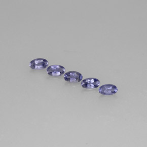 1.06 ct Blue Iolite Gemstone, Iolite Gem in Oval Facet Shape for Sale.