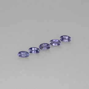 1.06 ct Blue Iolite Stone, Natural Iolite in Oval Facet Shape for Sale