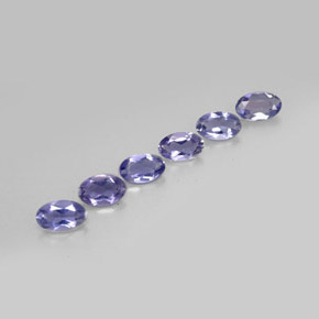 1.06 ct Blue Iolite Stone, Natural Iolite in Oval Facet Shape for Sale
