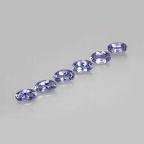 1.10 ct Blue Iolite Stone, Natural Iolite in Oval Facet Shape for Sale