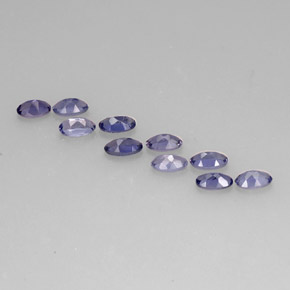 Iolite Gemstone in 5 x 3 mm (calibrated) Size for Sale, Iolite Stone in Violet Blue Color