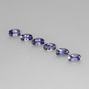 1.16 ct Blue Iolite Gemstone, Iolite Gem in Oval Facet Shape for Sale.
