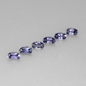 1.16 ct Blue Iolite Stone, Natural Iolite in Oval Facet Shape for Sale