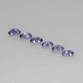 Iolite Gemstone in 5 x 3 mm (calibrated) Size for Sale, Iolite Stone in Violet Blue Color