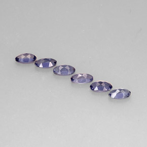 Iolite Gemstone in 5.1 x 3.1 mm Size for Sale, Iolite Stone in Violet Blue Color