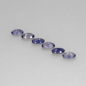 Iolite Gemstone in 5 x 3 mm (calibrated) Size for Sale, Iolite Stone in Violet Blue Color