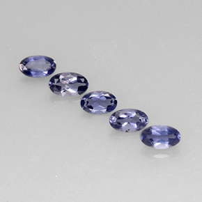 1.06 ct Blue Iolite Gemstone, Iolite Gem in Oval Facet Shape for Sale.