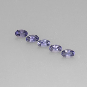 1.05 ct Blue Iolite Stone, Natural Iolite in Oval Facet Shape for Sale