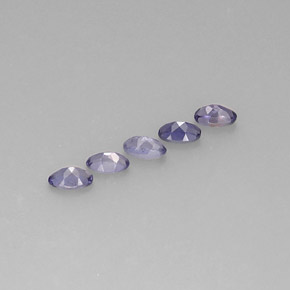 Iolite Gemstone in 5.1 x 3.2 mm Size for Sale, Iolite Stone in Violet Blue Color