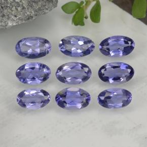 1.70 ctw Blue Iolite Stones, Natural Iolite in Oval Facet Shape for Sale