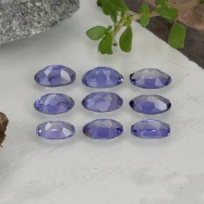 Iolite Gemstones in 4.9 x 3.1 mm Size for Sale, Iolite Stones in Violet Blue Color