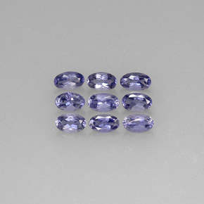 1.89 ct Blue Iolite Gemstone, Iolite Gem in Oval Facet Shape for Sale.