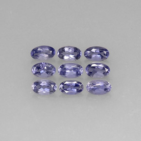 1.89 ct Blue Iolite Stone, Natural Iolite in Oval Facet Shape for Sale