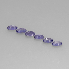 Iolite Gemstone in 5 x 3 mm (calibrated) Size for Sale, Iolite Stone in Violet Blue Color