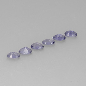 Iolite Gemstone in 5 x 3 mm (calibrated) Size for Sale, Iolite Stone in Violet Blue Color