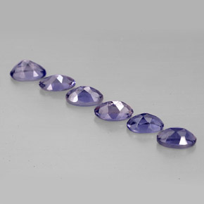 Iolite Gemstone in 5 x 3 mm (calibrated) Size for Sale, Iolite Stone in Violet Blue Color
