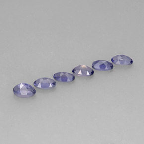 Iolite Gemstone in 5.1 x 3.2 mm Size for Sale, Iolite Stone in Violet Blue Color