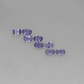1.33 ct Blue Iolite Gemstone, Iolite Gem in Oval Facet Shape for Sale.