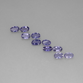 1.82 ct Blue Iolite Gemstone, Iolite Gem in Oval Facet Shape for Sale.