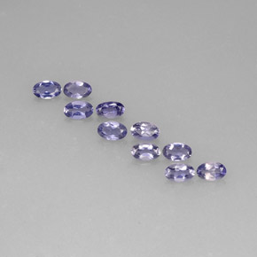 1.93 ctw Blue Iolite Stones, Natural Iolite in Oval Facet Shape for Sale