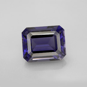 4.20 ct Blue Iolite Gemstone, Iolite Gem in Octagon Facet Shape for Sale.