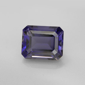 4.20 ct Blue Iolite Stone, Natural Iolite in Octagon Facet Shape for Sale