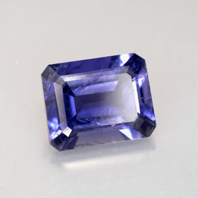 2.63 ct Blue Iolite Stone, Natural Iolite in Octagon Facet Shape for Sale