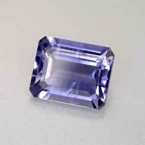 2.71 ct Blue Iolite Stone, Natural Iolite in Octagon Facet Shape for Sale