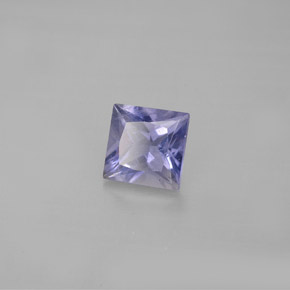 0.88 ct Blue Iolite Stone, Natural Iolite in Princess-Cut Shape for Sale