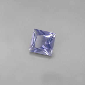 0.94 ct Blue Iolite Stone, Natural Iolite in Princess-Cut Shape for Sale