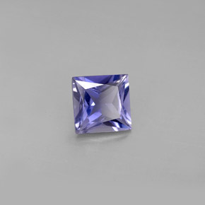 0.94 ct Blue Iolite Stone, Natural Iolite in Princess-Cut Shape for Sale