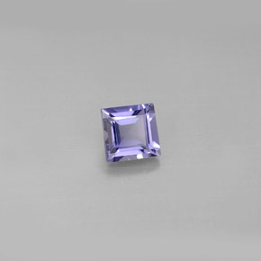 0.55 ct Blue Iolite Stone, Natural Iolite in Square Facet Shape for Sale