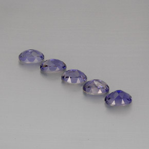 Iolite Gemstone in 7 x 5 mm (calibrated) Size for Sale, Iolite Stone in Violet Blue Color