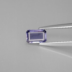 0.39 ct Blue Iolite Gemstone, Iolite Gem in Octagon Facet Shape for Sale.