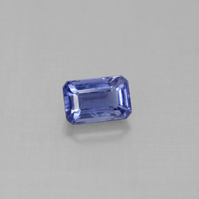 0.58 ct Blue Iolite Gemstone, Iolite Gem in Octagon Facet Shape for Sale.